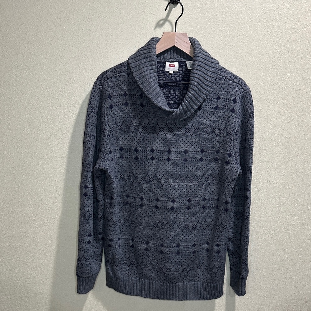 Levi’s Men’s XL Faire Isle Cowl Neck Sweater